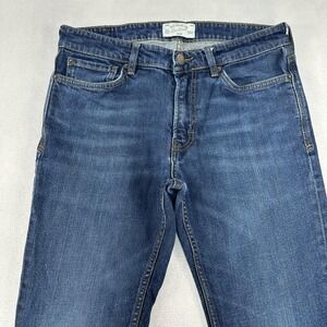 FatFace Jeans Mens 32x32 Blue Slim Fit Eco‎ Denim Straight Leg StreetWear Casual
